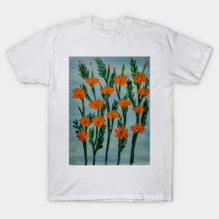 Orange cosmos flowers T-Shirt